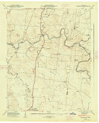 Farmington Tennessee Historical topographic map, 1:24000 scale, 7.5 X 7.5 Minute, Year 1947