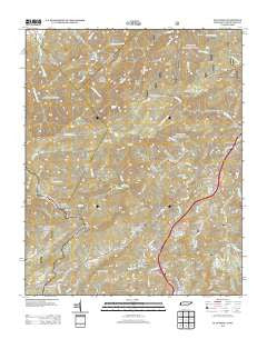 Flag Pond Tennessee Historical topographic map, 1:24000 scale, 7.5 X 7.5 Minute, Year 2013