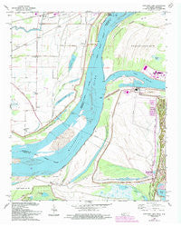 Fletcher Lake Arkansas Historical topographic map, 1:24000 scale, 7.5 X 7.5 Minute, Year 1966