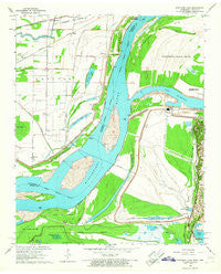 Fletcher Lake Arkansas Historical topographic map, 1:24000 scale, 7.5 X 7.5 Minute, Year 1966