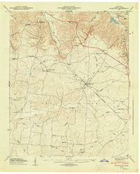 Flintville Tennessee Historical topographic map, 1:24000 scale, 7.5 X 7.5 Minute, Year 1947