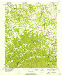 Forest Grove Tennessee Historical topographic map, 1:24000 scale, 7.5 X 7.5 Minute, Year 1955