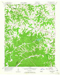 Forest Grove Tennessee Historical topographic map, 1:24000 scale, 7.5 X 7.5 Minute, Year 1955