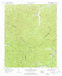 Fork Mountain Tennessee Historical topographic map, 1:24000 scale, 7.5 X 7.5 Minute, Year 1952