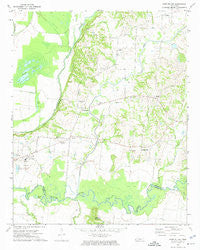 Fort Pillow Tennessee Historical topographic map, 1:24000 scale, 7.5 X 7.5 Minute, Year 1972