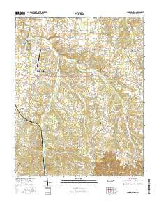 Fountain Head Tennessee Current topographic map, 1:24000 scale, 7.5 X 7.5 Minute, Year 2016