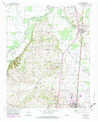 Fowlkes Tennessee Historical topographic map, 1:24000 scale, 7.5 X 7.5 Minute, Year 1952