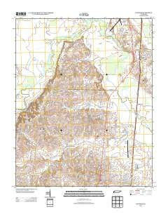 Fowlkes Tennessee Historical topographic map, 1:24000 scale, 7.5 X 7.5 Minute, Year 2013
