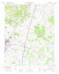 Franklin Tennessee Historical topographic map, 1:24000 scale, 7.5 X 7.5 Minute, Year 1949