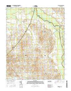 Friendship Tennessee Current topographic map, 1:24000 scale, 7.5 X 7.5 Minute, Year 2016