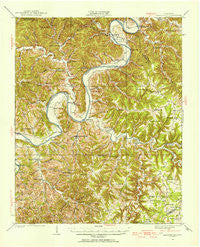 Gainesboro Tennessee Historical topographic map, 1:62500 scale, 15 X 15 Minute, Year 1925