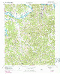 Gainesboro Tennessee Historical topographic map, 1:24000 scale, 7.5 X 7.5 Minute, Year 1968