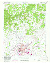 Gallatin Tennessee Historical topographic map, 1:24000 scale, 7.5 X 7.5 Minute, Year 1955