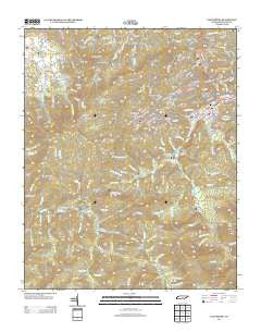 Gatlinburg Tennessee Historical topographic map, 1:24000 scale, 7.5 X 7.5 Minute, Year 2013