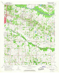 Germantown Tennessee Historical topographic map, 1:24000 scale, 7.5 X 7.5 Minute, Year 1965