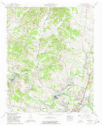 Godwin Tennessee Historical topographic map, 1:24000 scale, 7.5 X 7.5 Minute, Year 1965