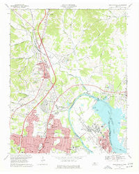 Goodlettsville Tennessee Historical topographic map, 1:24000 scale, 7.5 X 7.5 Minute, Year 1968