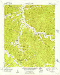 Gordonsburg Tennessee Historical topographic map, 1:24000 scale, 7.5 X 7.5 Minute, Year 1951