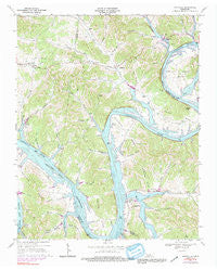 Granville Tennessee Historical topographic map, 1:24000 scale, 7.5 X 7.5 Minute, Year 1968