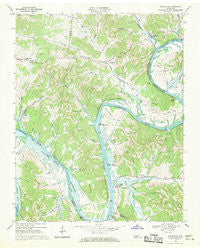 Granville Tennessee Historical topographic map, 1:24000 scale, 7.5 X 7.5 Minute, Year 1968