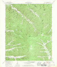 Graves Spring Tennessee Historical topographic map, 1:24000 scale, 7.5 X 7.5 Minute, Year 1951