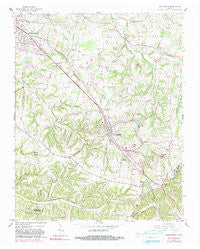 Greenbrier Tennessee Historical topographic map, 1:24000 scale, 7.5 X 7.5 Minute, Year 1961
