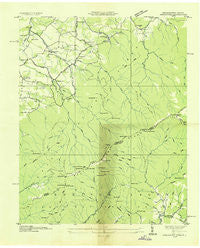 Greystone Tennessee Historical topographic map, 1:24000 scale, 7.5 X 7.5 Minute, Year 1936
