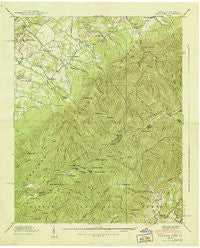 Greystone Tennessee Historical topographic map, 1:24000 scale, 7.5 X 7.5 Minute, Year 1939