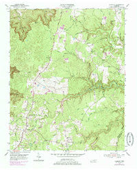 Grimsley Tennessee Historical topographic map, 1:24000 scale, 7.5 X 7.5 Minute, Year 1954