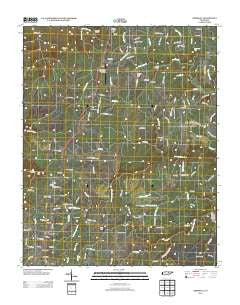 Grimsley Tennessee Historical topographic map, 1:24000 scale, 7.5 X 7.5 Minute, Year 2013