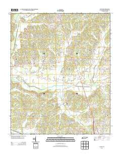 Guys Tennessee Historical topographic map, 1:24000 scale, 7.5 X 7.5 Minute, Year 2013