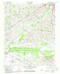 Harris Tennessee Historical topographic map, 1:24000 scale, 7.5 X 7.5 Minute, Year 1956