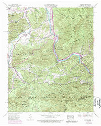 Hartford Tennessee Historical topographic map, 1:24000 scale, 7.5 X 7.5 Minute, Year 1940