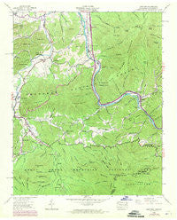 Hartford Tennessee Historical topographic map, 1:24000 scale, 7.5 X 7.5 Minute, Year 1940