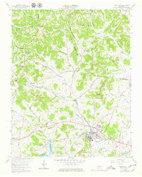 Hartsville Tennessee Historical topographic map, 1:24000 scale, 7.5 X 7.5 Minute, Year 1958