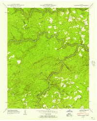 Hebbertsburg Tennessee Historical topographic map, 1:24000 scale, 7.5 X 7.5 Minute, Year 1943