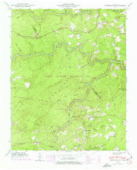 Hebbertsburg Tennessee Historical topographic map, 1:24000 scale, 7.5 X 7.5 Minute, Year 1943