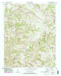 Henrietta Tennessee Historical topographic map, 1:24000 scale, 7.5 X 7.5 Minute, Year 1957