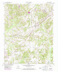 Henry Tennessee Historical topographic map, 1:24000 scale, 7.5 X 7.5 Minute, Year 1955