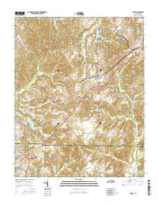Henry Tennessee Current topographic map, 1:24000 scale, 7.5 X 7.5 Minute, Year 2016