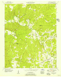 Henryville Tennessee Historical topographic map, 1:24000 scale, 7.5 X 7.5 Minute, Year 1951