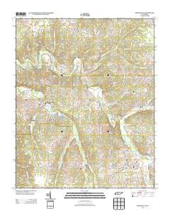 Henryville Tennessee Historical topographic map, 1:24000 scale, 7.5 X 7.5 Minute, Year 2013