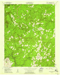 Herbert Domain Tennessee Historical topographic map, 1:24000 scale, 7.5 X 7.5 Minute, Year 1956