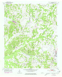Hickory Valley Tennessee Historical topographic map, 1:24000 scale, 7.5 X 7.5 Minute, Year 1951