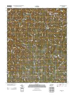 Hilham Tennessee Historical topographic map, 1:24000 scale, 7.5 X 7.5 Minute, Year 2013