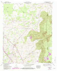 Hillsboro Tennessee Historical topographic map, 1:24000 scale, 7.5 X 7.5 Minute, Year 1953