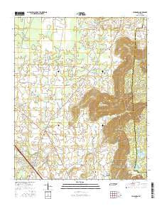 Hillsboro Tennessee Current topographic map, 1:24000 scale, 7.5 X 7.5 Minute, Year 2016