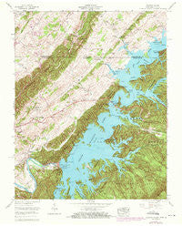 Holston Valley Tennessee Historical topographic map, 1:24000 scale, 7.5 X 7.5 Minute, Year 1960