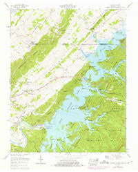 Holston Valley Tennessee Historical topographic map, 1:24000 scale, 7.5 X 7.5 Minute, Year 1960