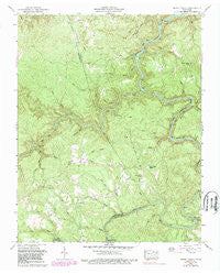 Honey Creek Tennessee Historical topographic map, 1:24000 scale, 7.5 X 7.5 Minute, Year 1952